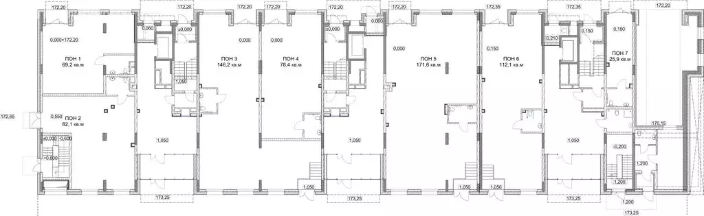 Помещение свободного назначения (171.6 м) - Фото 2
