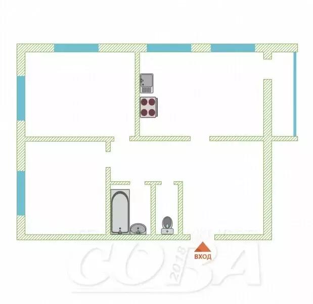 3-комнатная квартира: Тюмень, Широтная улица, 114к2 (112 м) - Фото 2