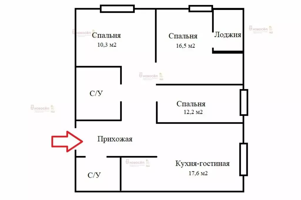 3-комнатная квартира: Екатеринбург, Дорожная улица, 18 (73.1 м) - Фото 0