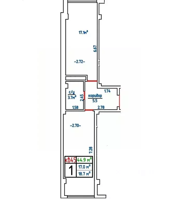 1-к кв. Краснодарский край, Анапа муниципальный округ, с. Супсех ул. ... - Фото 1