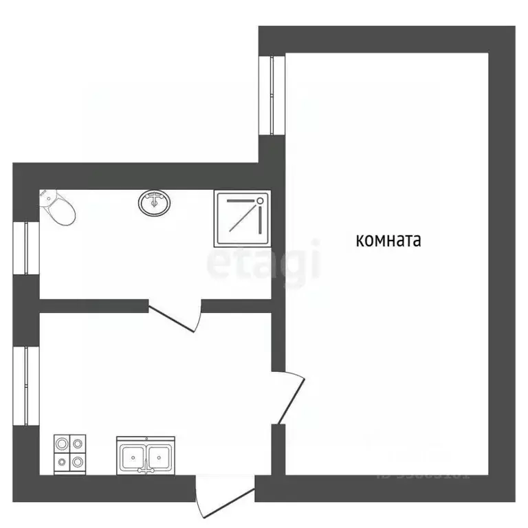Дом в Ростовская область, Багаевская ст-ца ул. Мичурина (33 м) - Фото 1