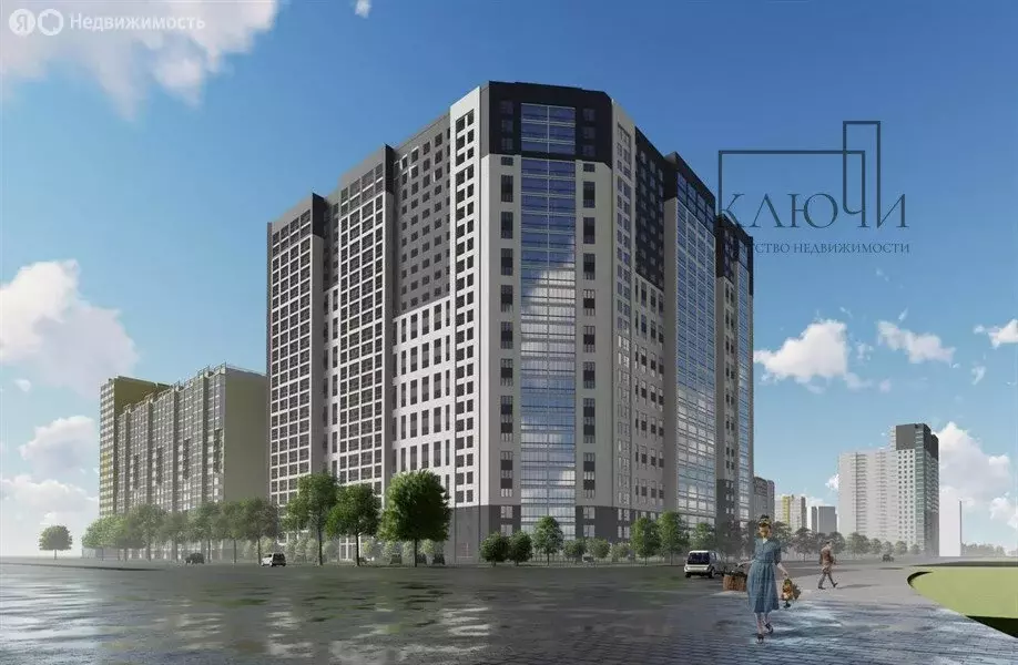 Квартира-студия: Челябинск, улица Университетская Набережная, 18 ... - Фото 1