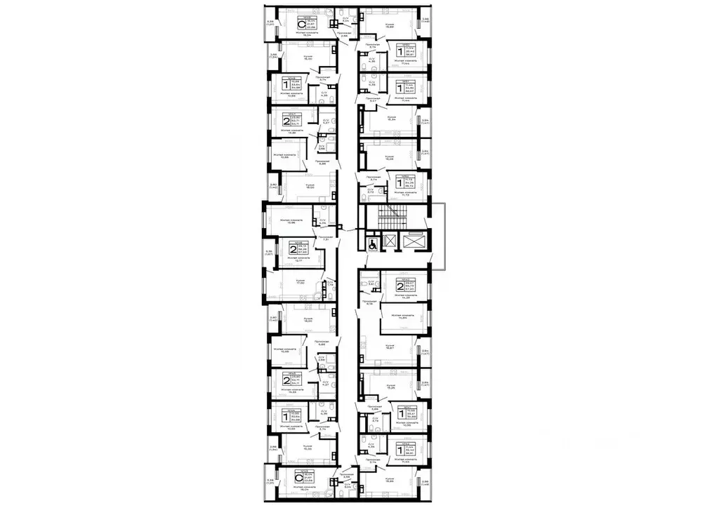 1-к кв. Адыгея, Майкоп  (34.98 м) - Фото 2