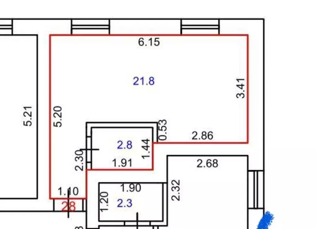 Квартира-студия: Ишим, бульвар Белоусова, 39 (24.6 м) - Фото 1