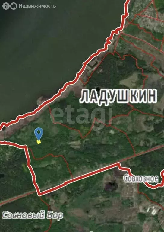 Участок в Калининградская область, Ладушкин (8.81 м) - Фото 0