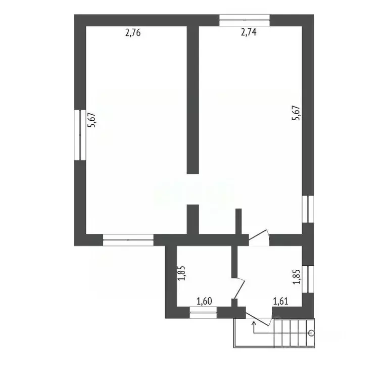 Дом в Амурская область, Благовещенск городской округ, с. Белогорье ул. ... - Фото 2