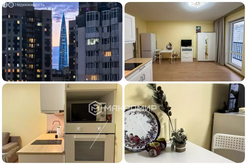 Квартира-студия: Санкт-Петербург, Яхтенная улица, 34 (25 м) - Фото 1