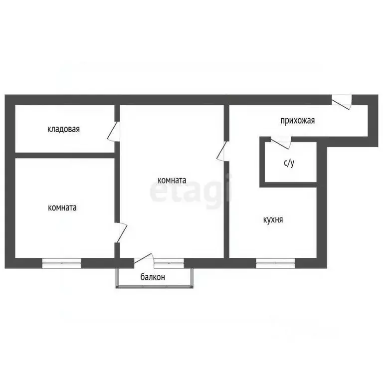 2-к кв. Владимирская область, Ковров ул. Абельмана, 132 (44.1 м) - Фото 0