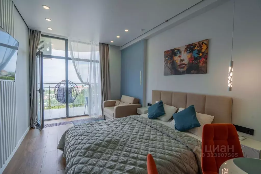 Студия Крым, Алушта ул. Западная, 4к3 (38.0 м) - Фото 2