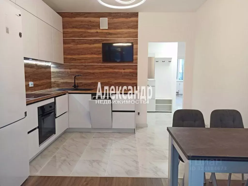 2-к кв. Ленинградская область, Всеволожский район, пос. Бугры аллея ... - Фото 2