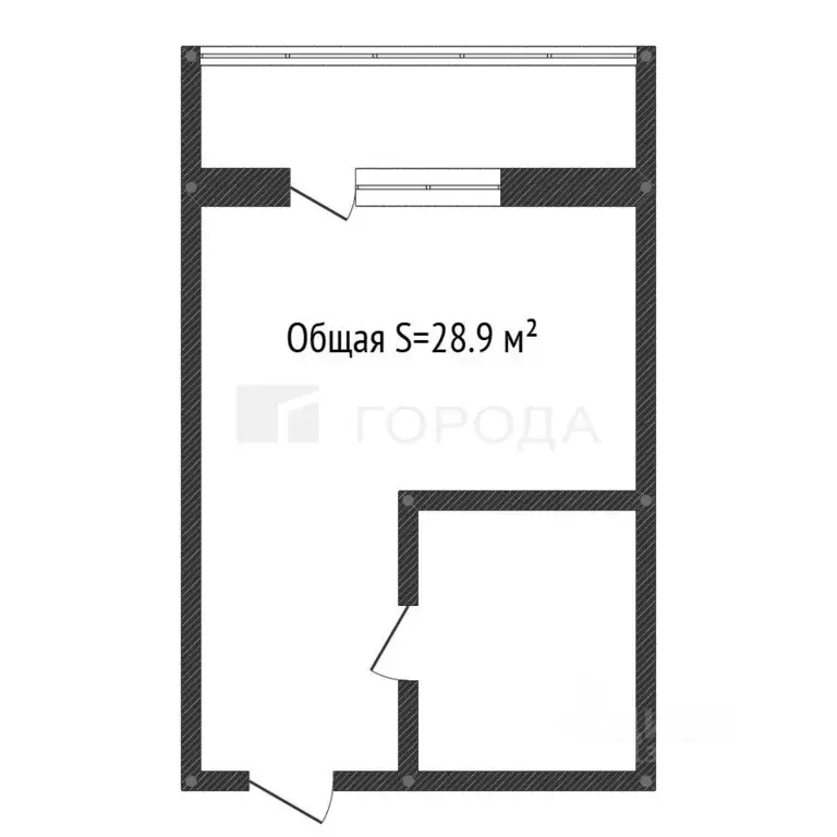 Студия Алтайский край, Барнаул Песчаная ул., 190 (28.9 м) - Фото 1