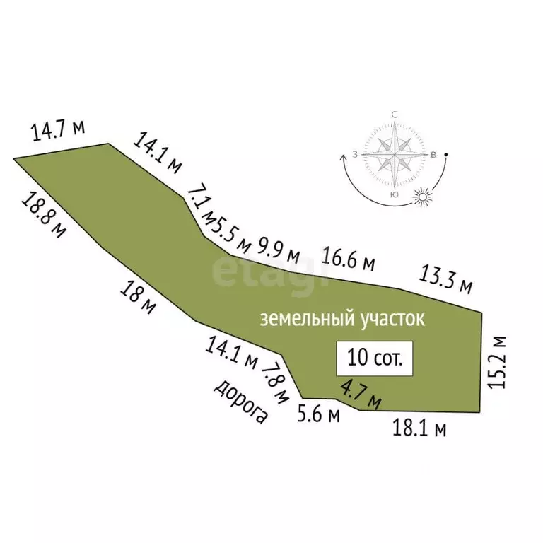 Участок в Крым, Феодосия проезд 4-й Подгорный (10.0 сот.) - Фото 1