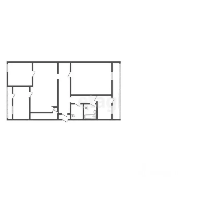 3-к кв. Белгородская область, Белгородский район, Разумное рп ул. 78-й ... - Фото 2