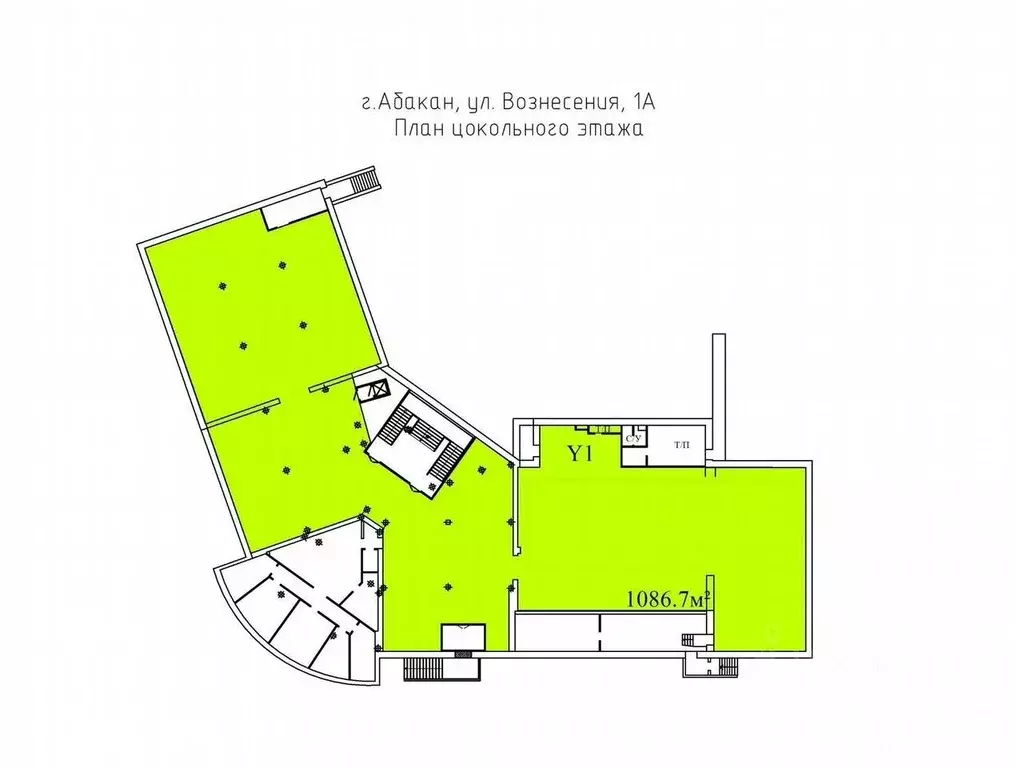 Помещение свободного назначения в Хакасия, Абакан ул. Вознесения, 1 ... - Фото 0