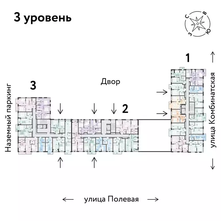 2-комнатная квартира: Тюмень, Полевая улица, 108 (45.59 м) - Фото 1