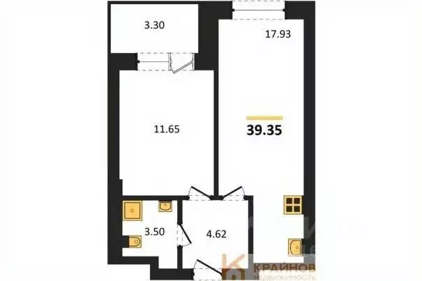 1-к кв. Воронежская область, Воронеж Транспортная ул., 58 (39.35 м) - Фото 0