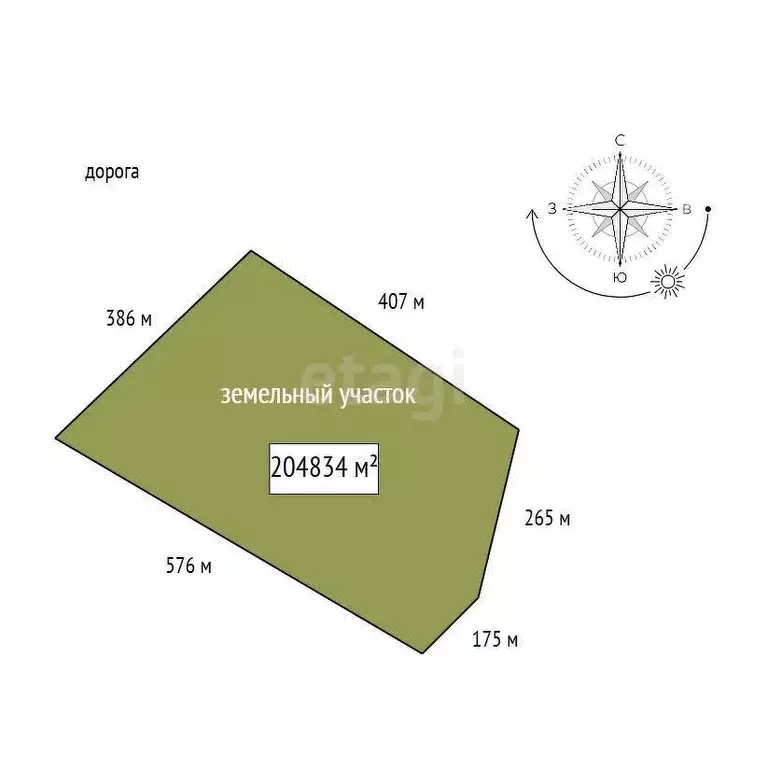 Участок в Красноярский край, Сосновоборск просп. Мира (204834.0 сот.) - Фото 2