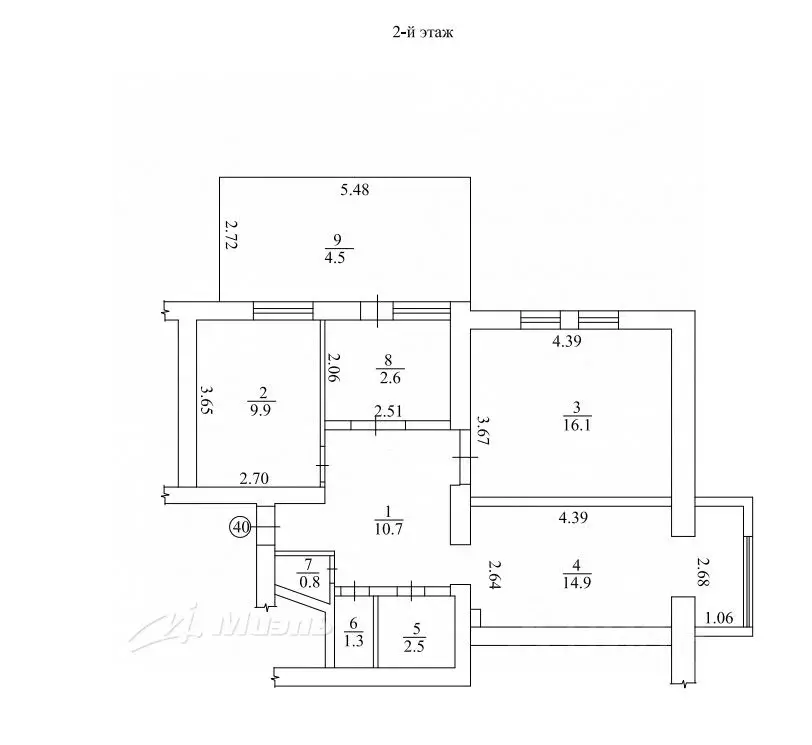 2-к кв. Севастополь ул. Александра Маринеско, 25 (58.8 м) - Фото 1