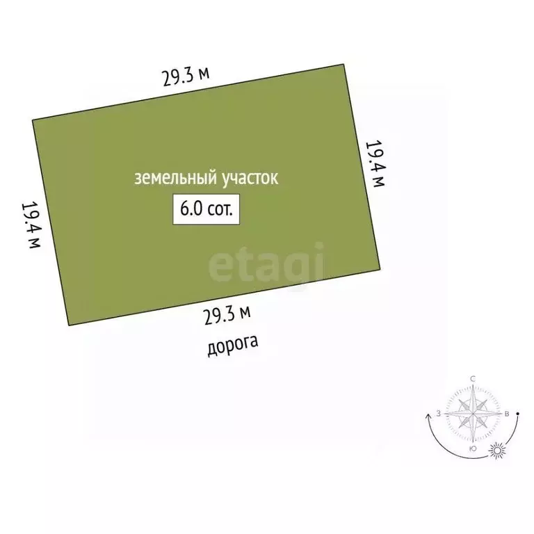 Участок в Крым, Феодосия Колос СПК, ул. Береговая (6.01 сот.) - Фото 1
