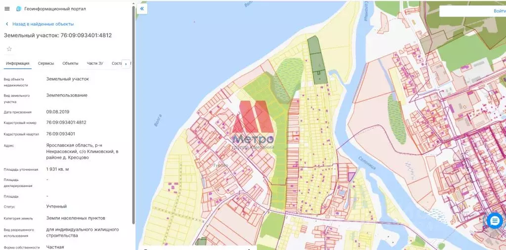 Участок в Ярославская область, Некрасовский муниципальный округ, д. ... - Фото 1