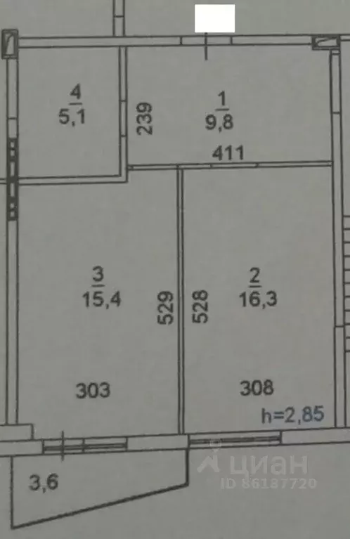 1-к кв. Новосибирская область, Мошковский район, пос. Октябрьский ул. ... - Фото 2