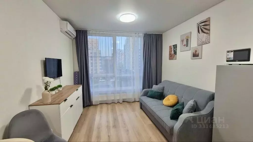 Студия Москва Производственная ул., 17 (21.0 м) - Фото 1