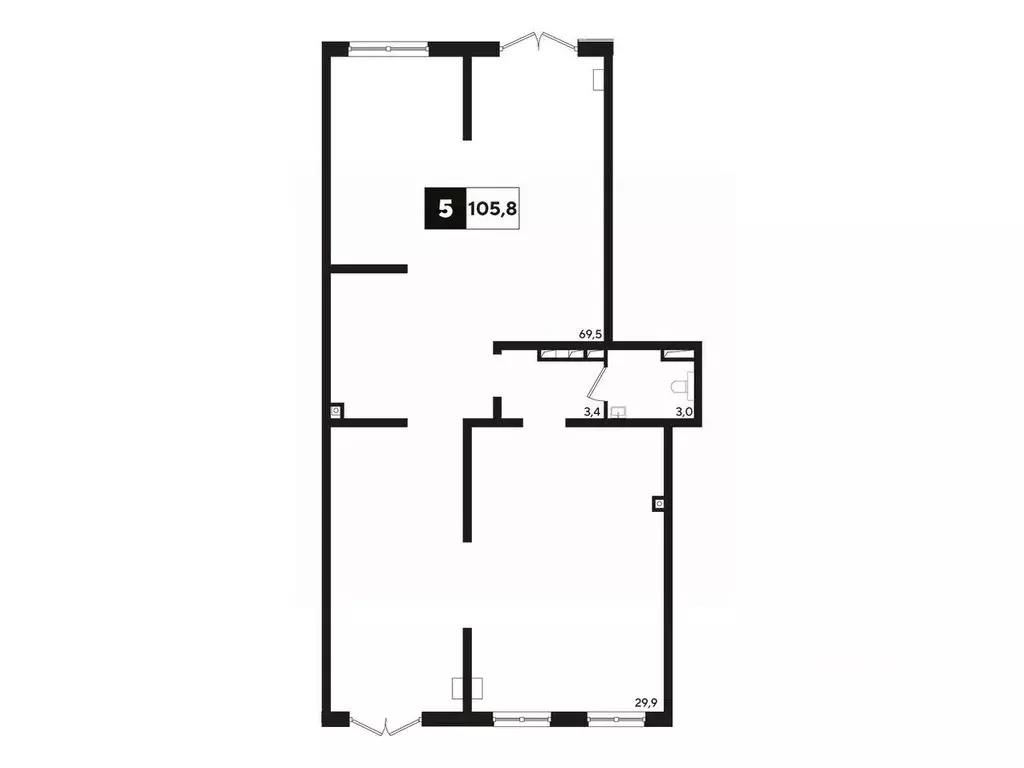 Помещение свободного назначения в Краснодарский край, Краснодар Парк ... - Фото 1