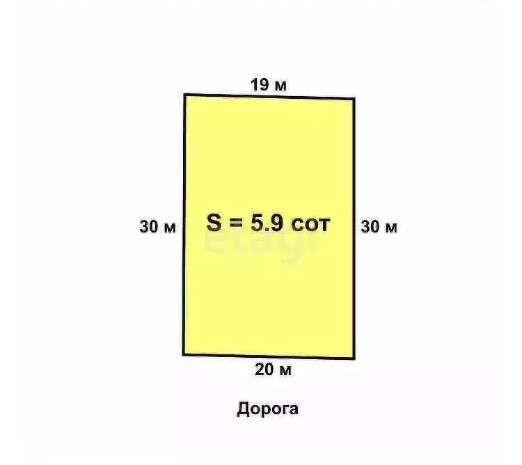 Участок в Башкортостан, Уфимский район, Красноярский сельсовет, Каучук ... - Фото 1