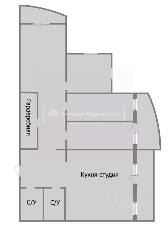5-к кв. Томская область, Томск Алтайская ул., 20 (128.2 м) - Фото 2