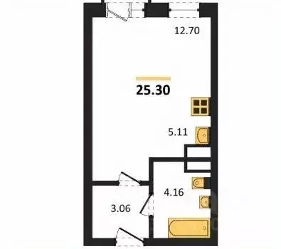 Студия Татарстан, Казань ул. Рауиса Гареева, 117 (25.03 м) - Фото 2