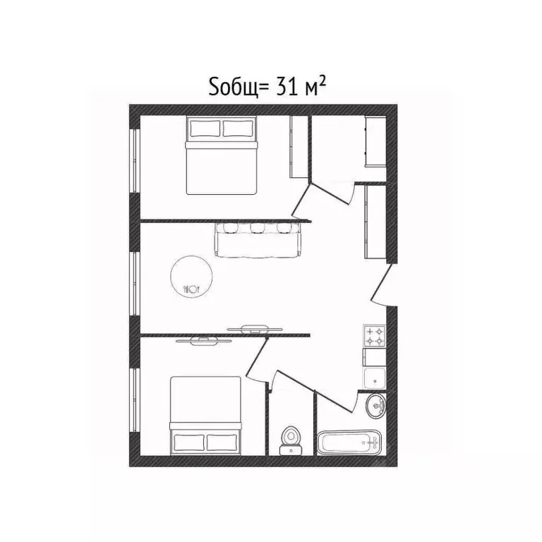 Дом в Брянская область, Брянск ул. Мира (31 м) - Фото 1