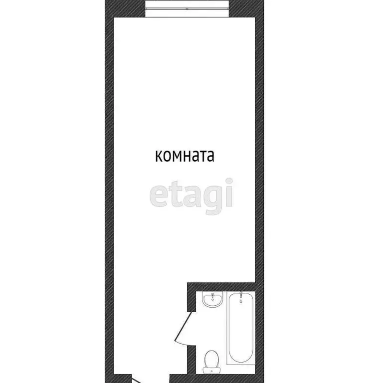 Квартира-студия: Кемерово, проспект Ленина, 142А (16.7 м) - Фото 1