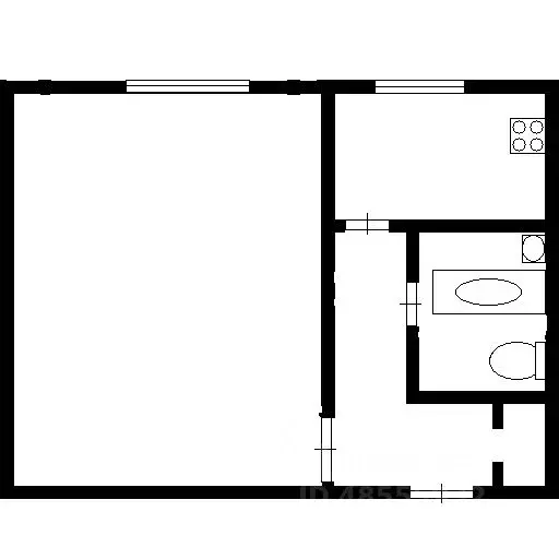1-к кв. Воронежская область, Воронеж ул. Ушинского, 8 (31.0 м) - Фото 2