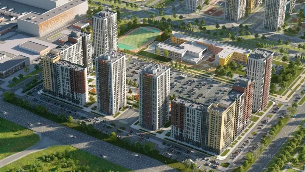 2-к кв. Башкортостан, Уфа Затон-Восточный жилрайон, Паруса жилой ... - Фото 2