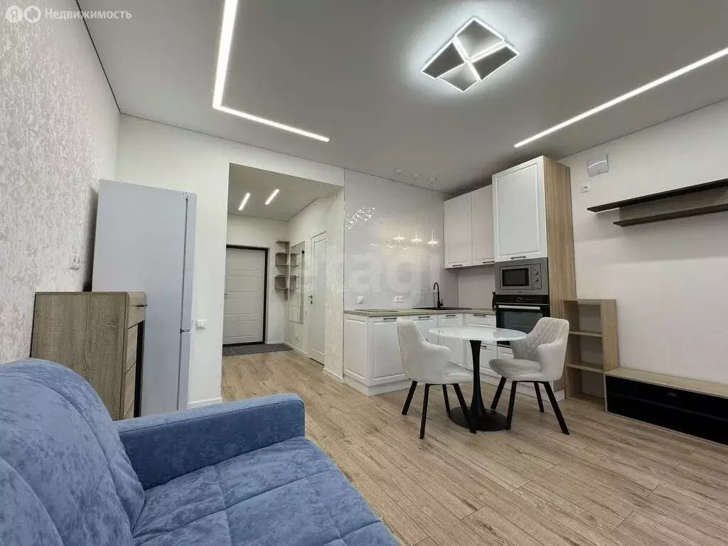 Квартира-студия: Кисловка, микрорайон Левобережный, улица Василия ... - Фото 0