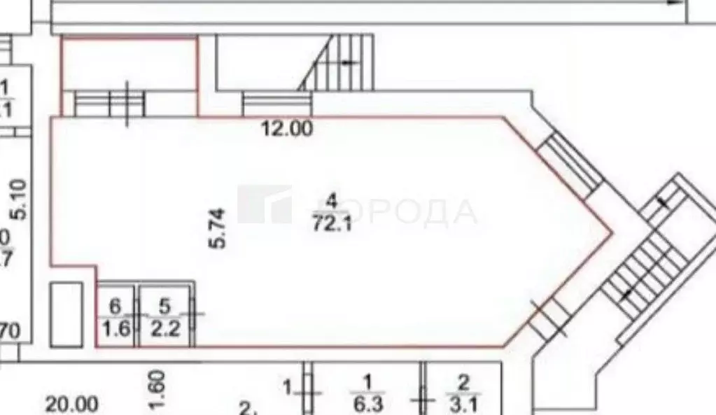 Помещение свободного назначения в Новосибирская область, Новосибирск ... - Фото 1