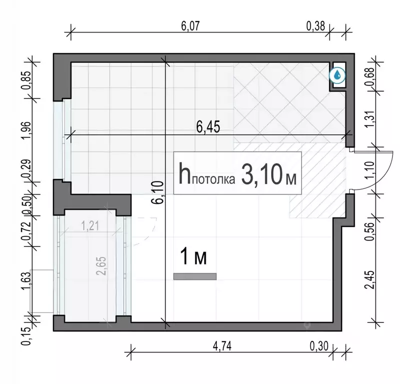 1-к кв. Московская область, Мытищи 17А мкр, Новое Медведково жилой ... - Фото 1