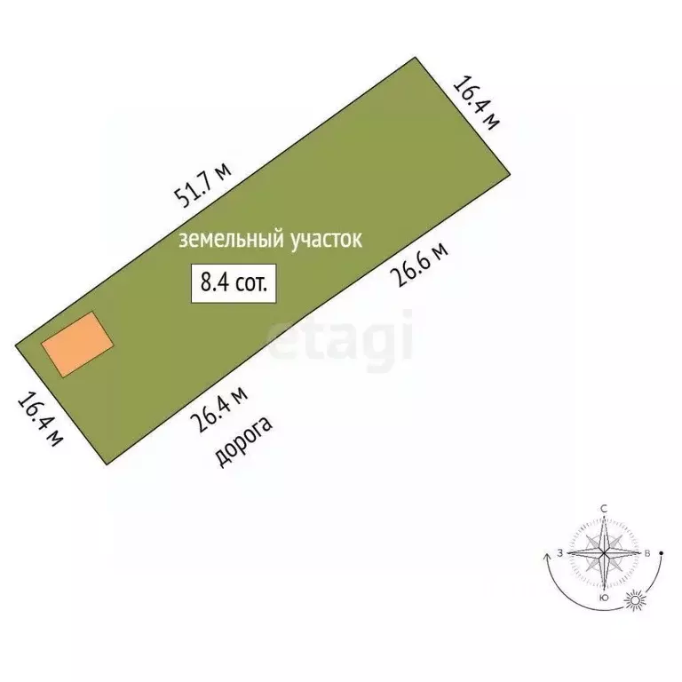 Участок в Севастополь Сосенки садоводческое товарищество, 66 (8.37 ... - Фото 1