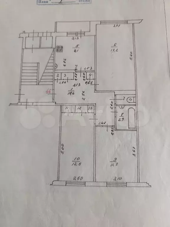 3-к. квартира, 72 м, 1/5 эт. - Фото 0