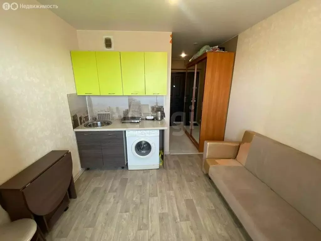 Квартира-студия: Тюмень, Интернациональная улица, 203к2 (15.8 м) - Фото 2