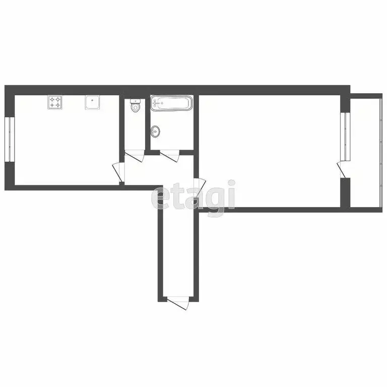 1-комнатная квартира: Саранск, Лямбирское шоссе, 5к1 (36.9 м) - Фото 1