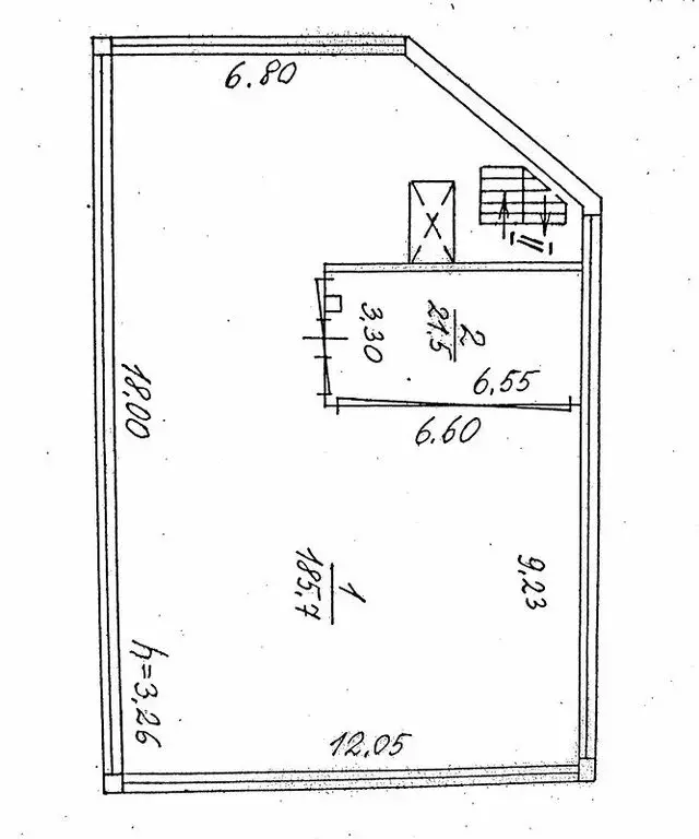 Помещение свободного назначения (263 м) - Фото 2