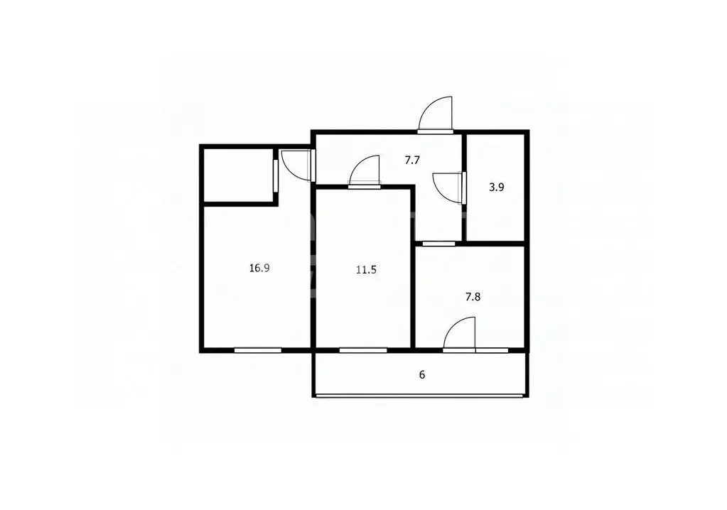 2-к кв. кировская область, киров ул. чистопрудненская, 2а (47.8 м) - Фото 1