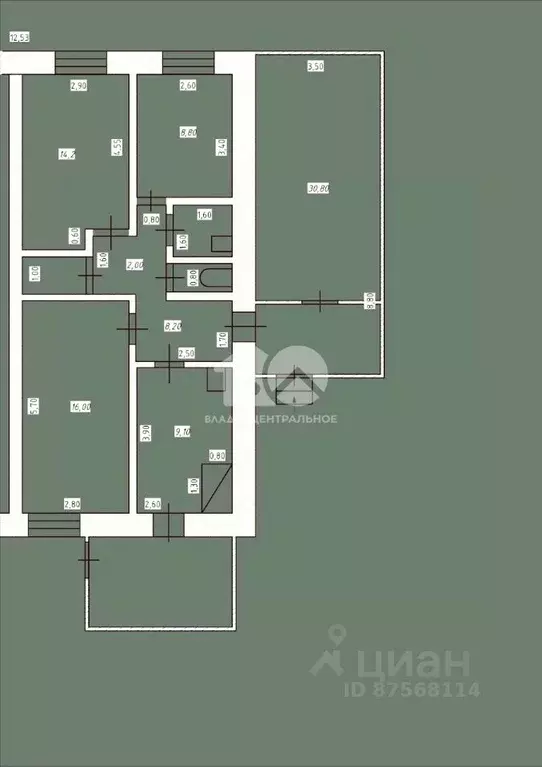 Дом в Новосибирская область, Мошковский район, пос. Барлакский ... - Фото 2