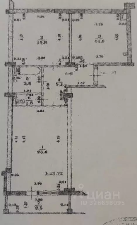 2-к кв. Татарстан, Казань ул. Седова, 1 (70.0 м) - Фото 1