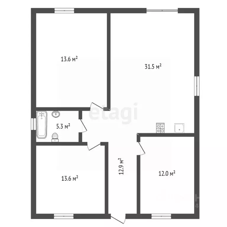 Дом в Воронежская область, с. Новая Усмань, Радуга мкр ул. Прохладная, ... - Фото 2