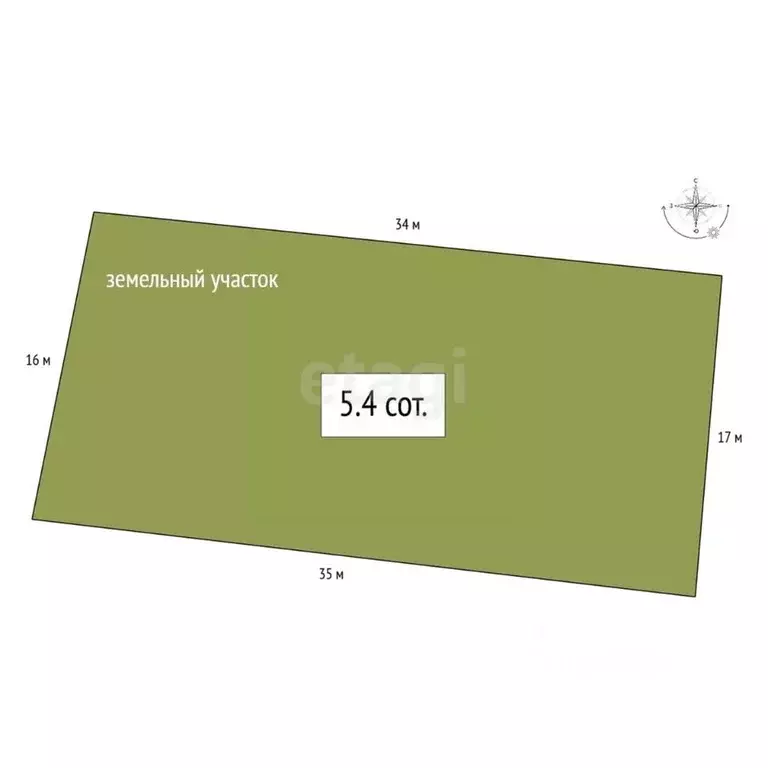 Участок в Новосибирская область, Колывань рп ул. Калинина (5.4 сот.) - Фото 1