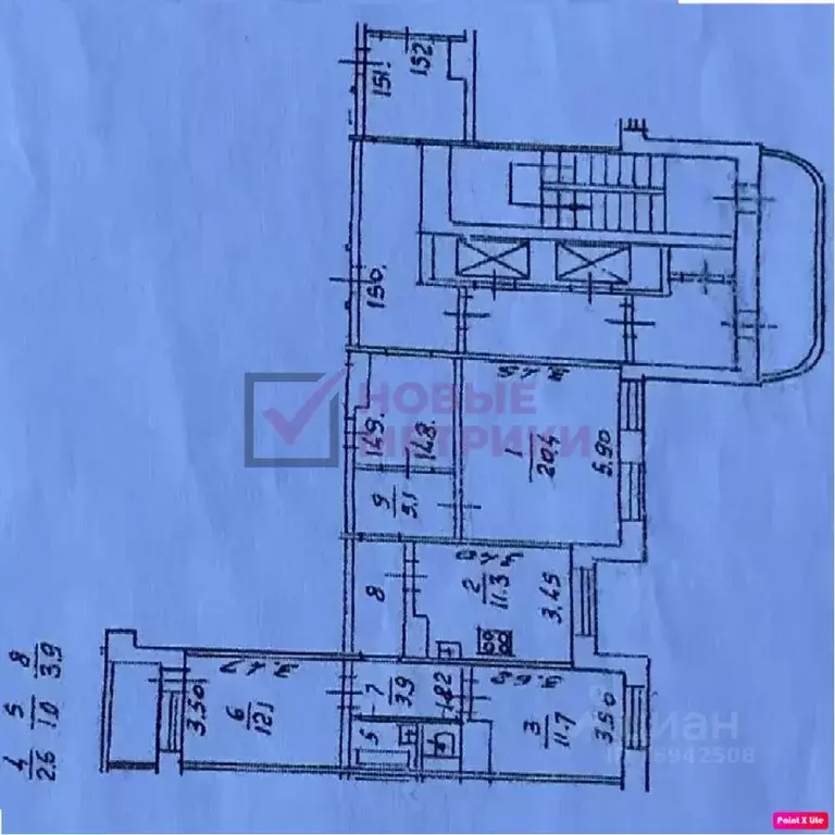 3-к кв. Санкт-Петербург ул. Хошимина, 11к1 (72.0 м) - Фото 2