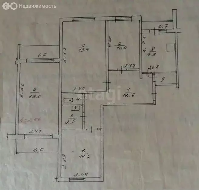 4-комнатная квартира: Тверь, улица Хромова, 21 (85.1 м) - Фото 1