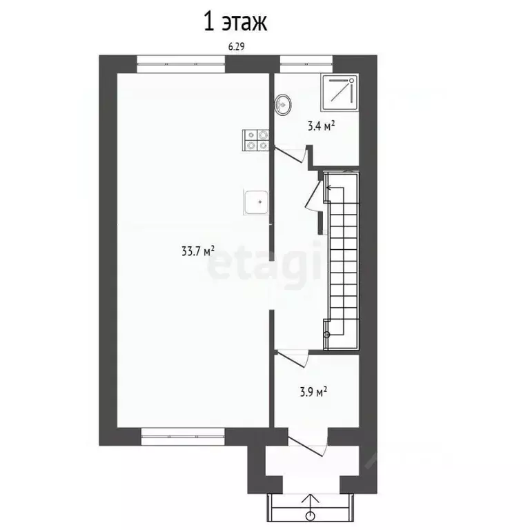 Таунхаус в Тюменская область, Тюменский муниципальный округ, д. ... - Фото 1